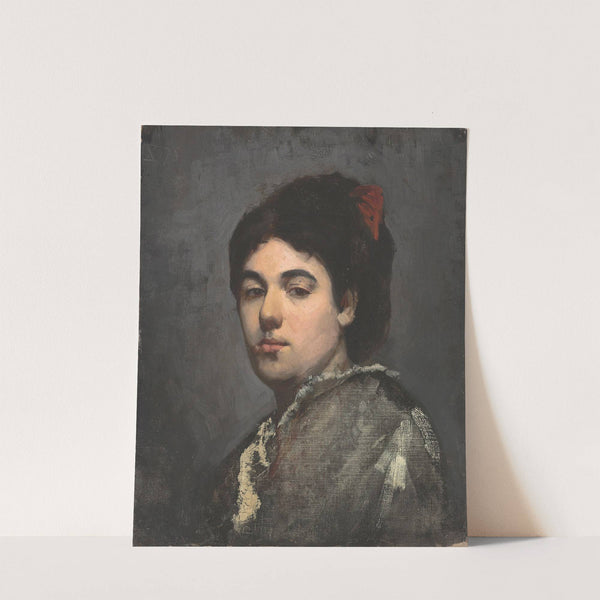 Portrait of a young woman (1878) by Marie Bashkirtseff