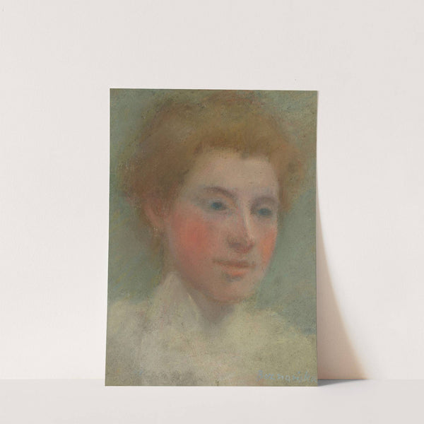 Portrait of a young woman by Olga Boznanska