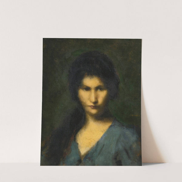 Portrait Of A Young Woman by Jean-Jacques Henner