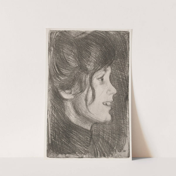 Portrait Of A Young Woman by Eero Järnefelt