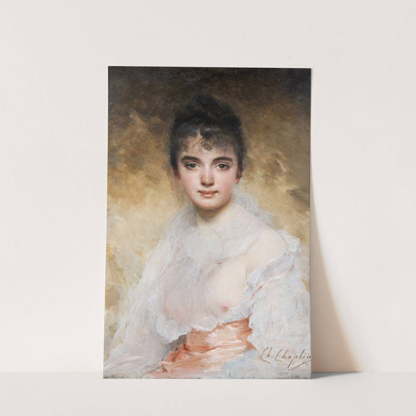 Portrait Of A Young Woman by Charles Chaplin