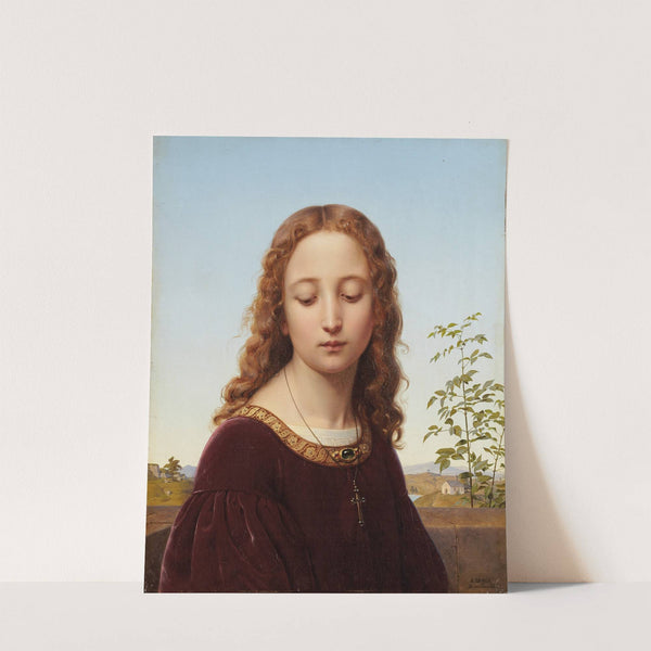 Portrait of a Young Woman by Ernst Deger