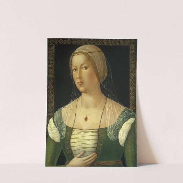 Portrait of a Young Woman by Girolamo di Benvenuto
