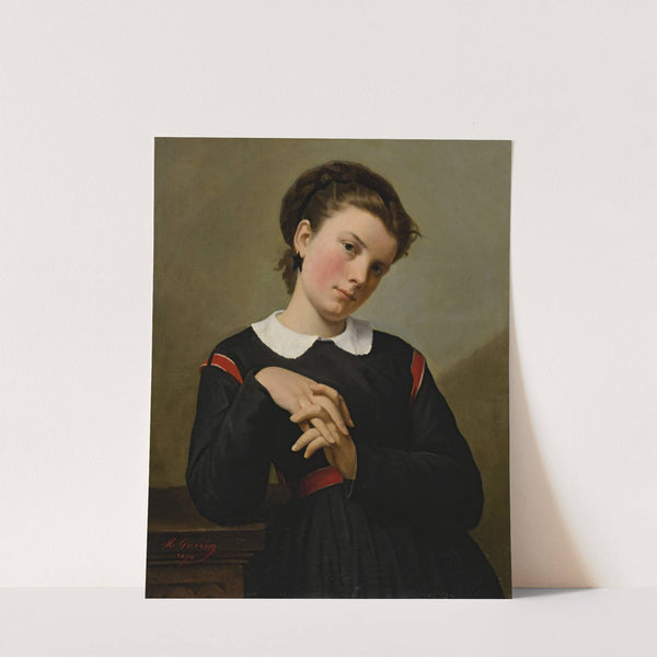 Portrait of a young woman by Marie Guérin