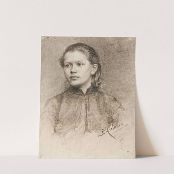 Portrait of a Young Woman by Pekka Halonen