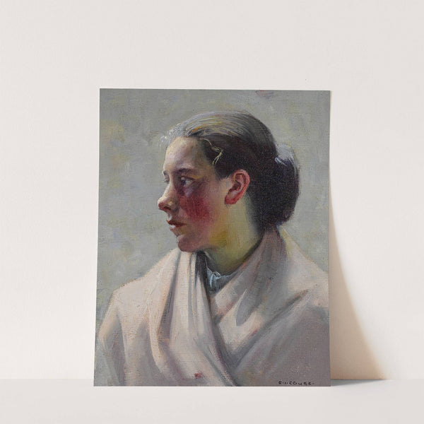 Portrait of a young woman by Eanger Irving Couse