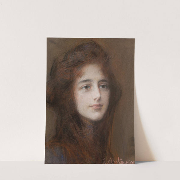 Portrait of a Young Woman by Teodor Axentowicz