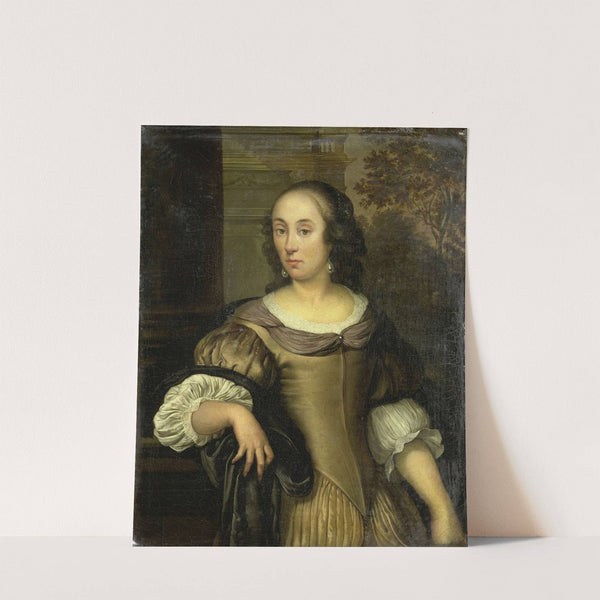 Portrait of a young woman (c. 1650 - c. 1670) by Eglon van der Neer