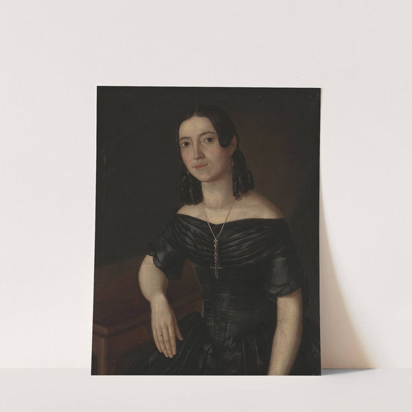Portrait of a young woman (1841) by Aleksander Stankiewicz