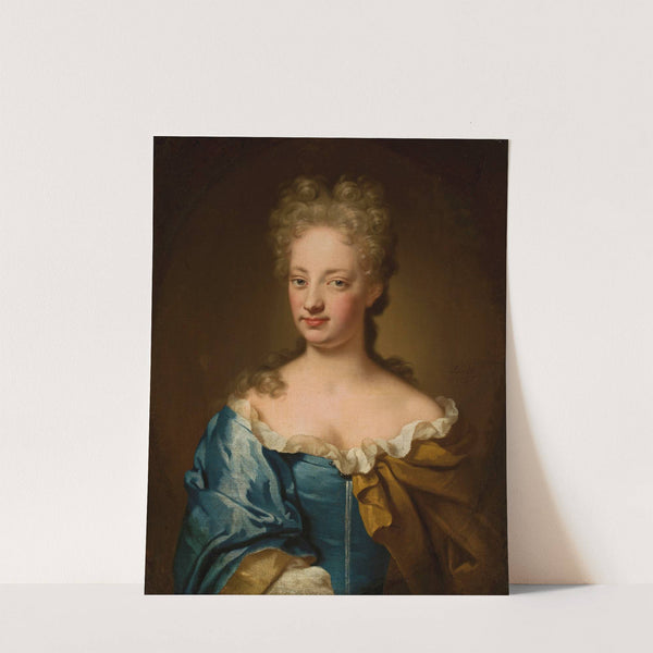 Portrait of a young woman by Hans Hinrich Rundt