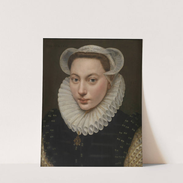 Portrait of a Young Woman (1581) by Frans Pourbus The Elder