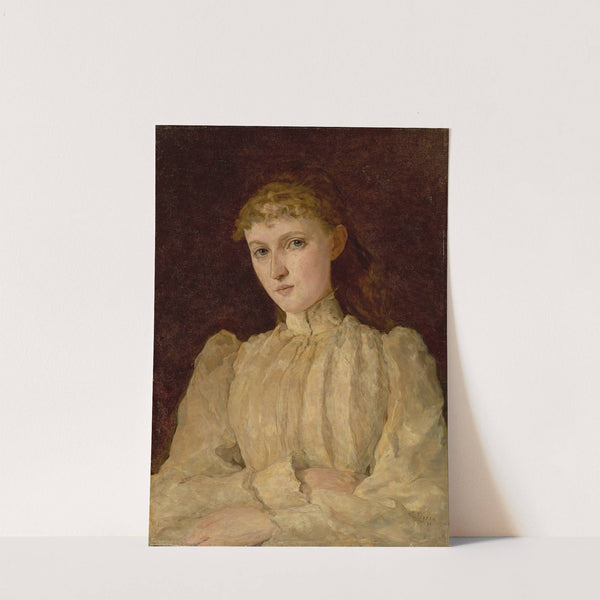 Portrait of a Young Woman by Louis Eysen