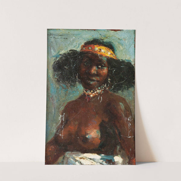 Portrait of a Young Woman In Bust by Carlos Abascal