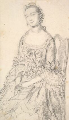 Portrait of a Young Woman Seated