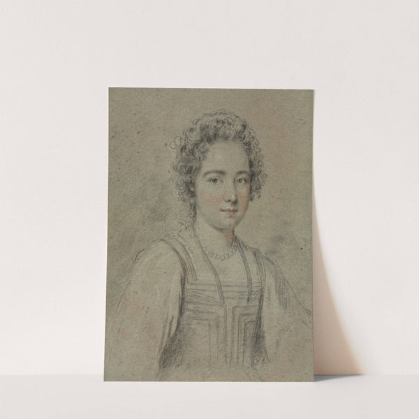 Portrait of a Young Woman with Pearls by Ottavio Leoni