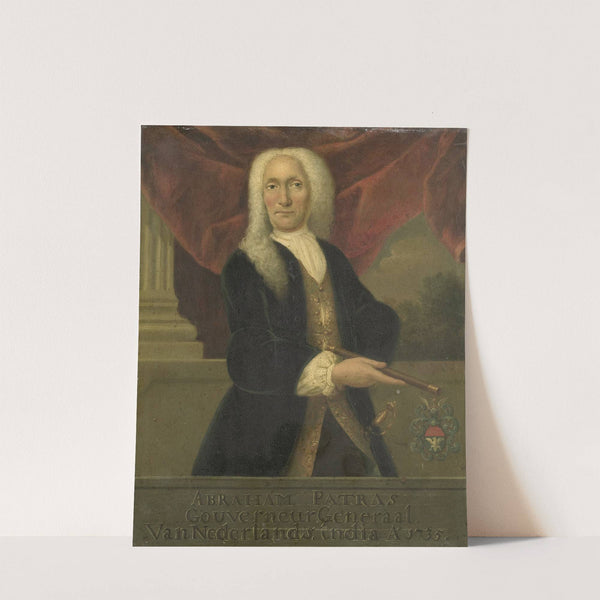 Portrait of Abraham Patras, Governor-General of the Dutch East India Company by Theodorus Justinus Rheen