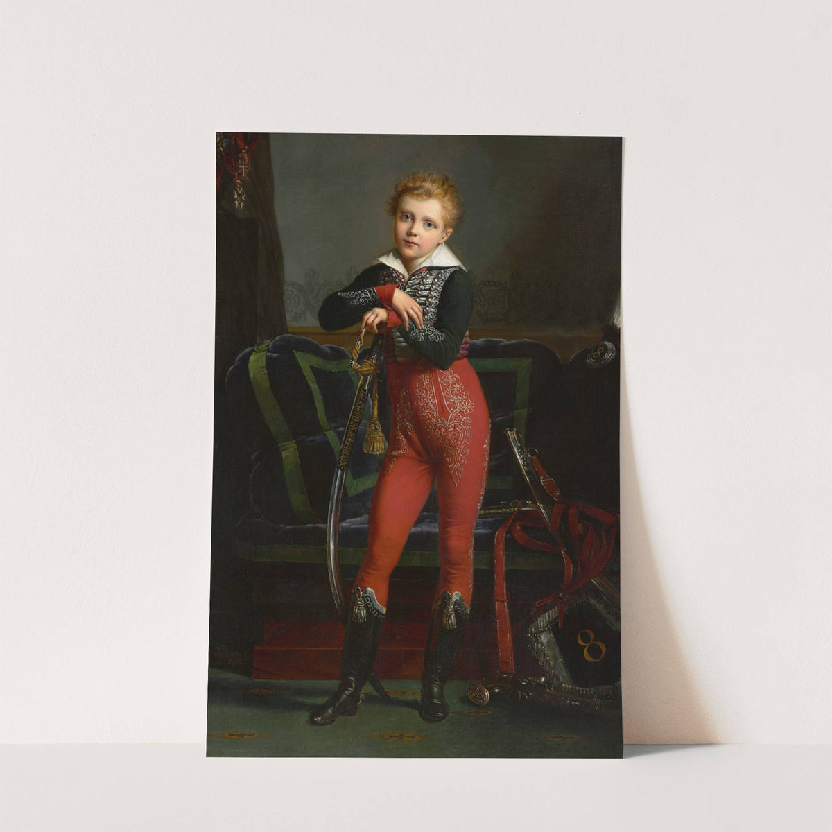 Portrait Of Achille Deban de Laborde (1817) by Alexandre-Jean Dubois-Drahonet