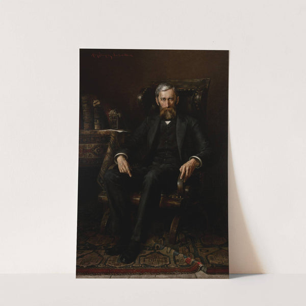 Portrait of Adam Asnyk by Aleksy Strażyński