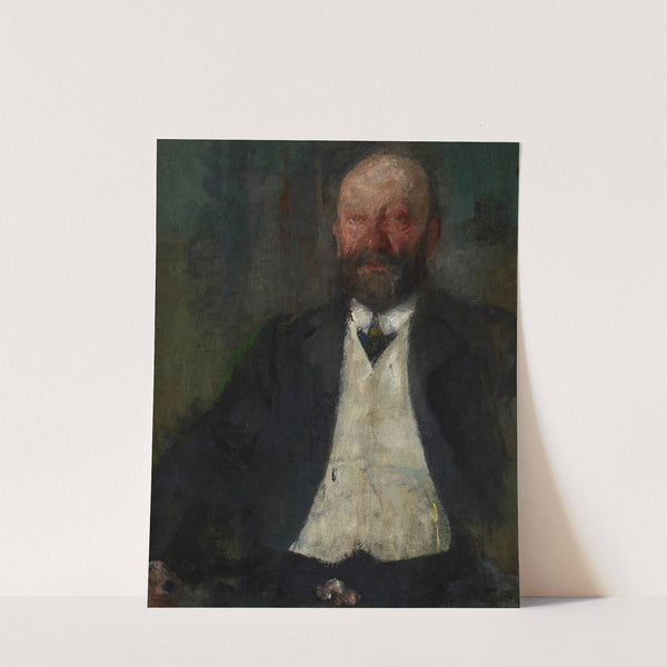 Portrait of Adam Nowina Boznański, Artist's Father by Olga Boznanska