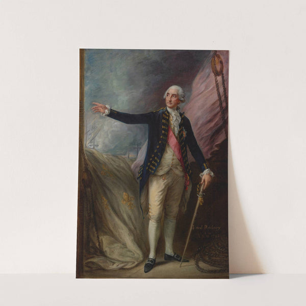 Portrait of Admiral George Brydges Rodney, 1st Lord Rodney (1718-1792) by Thomas Gainsborough