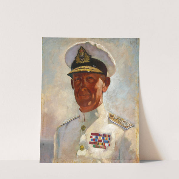 Portrait of Admiral Sir Andrew Cunningham. by Anonymous