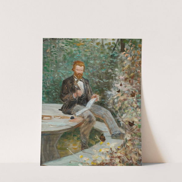 Portrait of Adolf Dygasiński by Jacek Malczewski