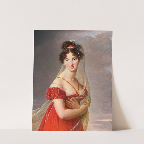 Portrait Of Aglaé Angélique Gabrielle by Elisabeth Louise Vigée Le Brun