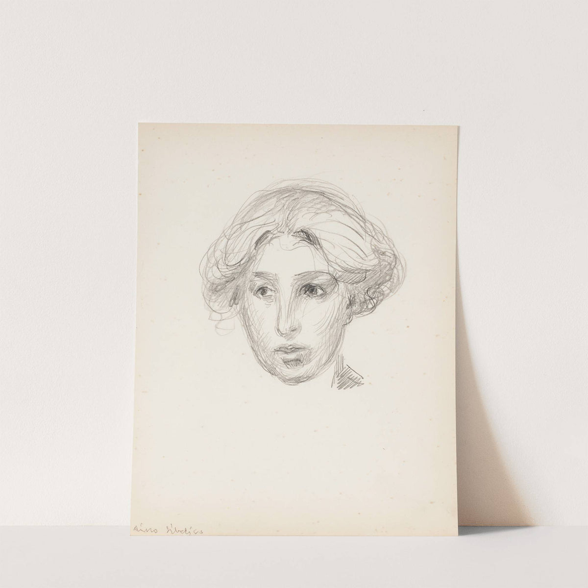Portrait of Aino Sibelius by Venny Soldan-Brofeldt