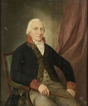 Portrait of Albertus Henricus Wiese, Governor-General of the Dutch East Indies