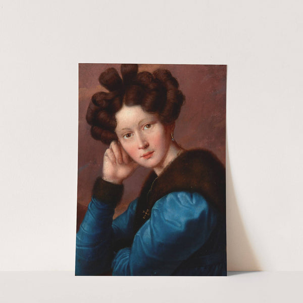 Portrait of Aleftyna Gościmska née Jerasiewicz by Józef Oleszkiewicz