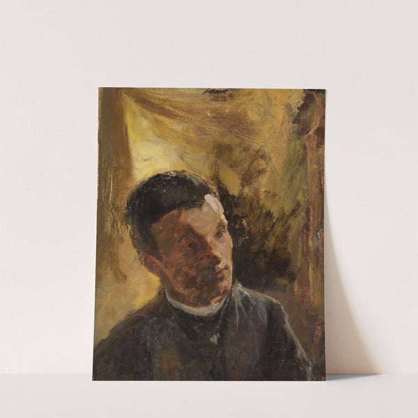 Portrait of Alexander Lensky (1847–1908), Russian artist by Jan Ciągliński