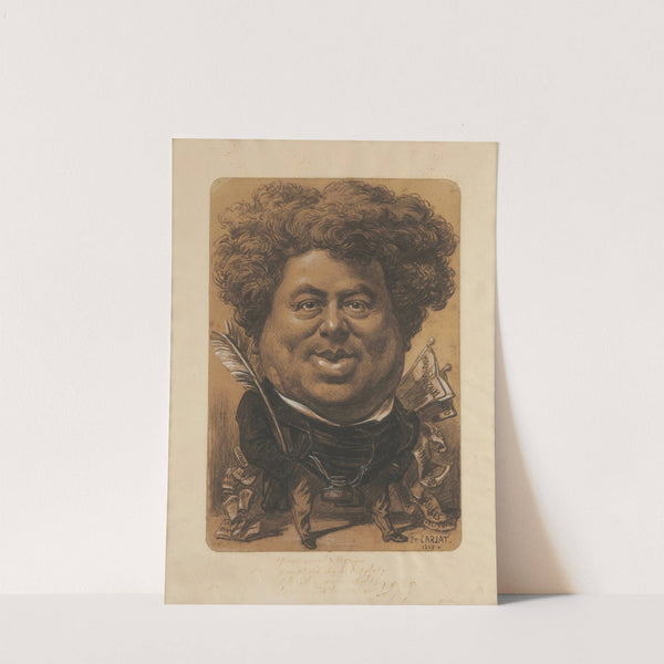 Portrait of Alexandre Dumas. by Etienne Carjat