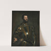 Portrait of Alfonso d'Avalos, Marchese del Vasto, in Armor with a Page by Titian