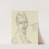 Portrait of Alfred Döblin (ca. 1913) by Ernst Ludwig Kirchner