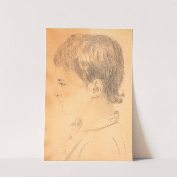 Portrait of Alfred Hage (1800s) by Johanne Vilhelmine Bissen