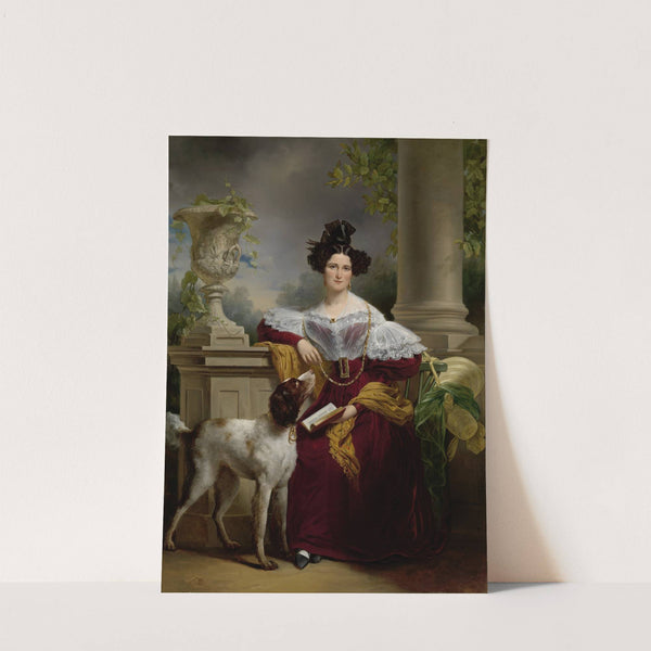 Portrait of Alida Christina Assink by Jan Adam Kruseman