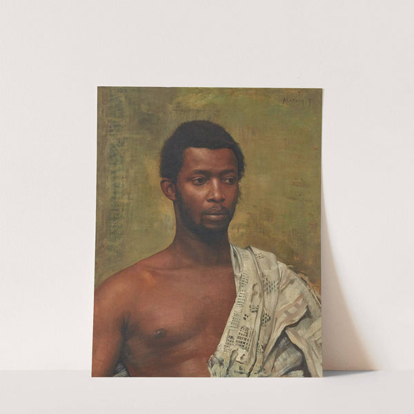 Portrait of an African Man by Franz von Matsch