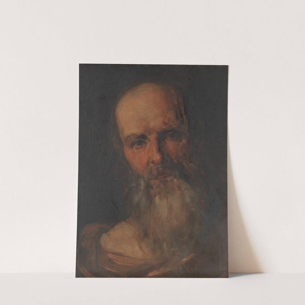 Portrait of an elderly man by James Jebusa Shannon