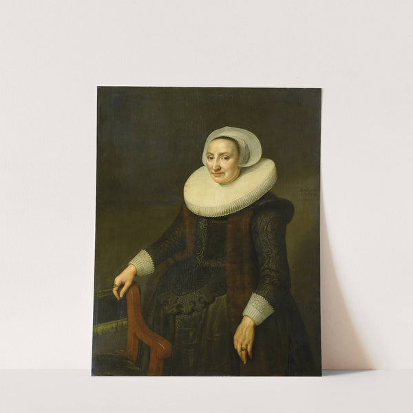 Portrait of an Elderly Woman by Michiel Jansz. Van Mierevelt
