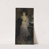 Portrait of an elegant lady by Jules-Alexandre Grün