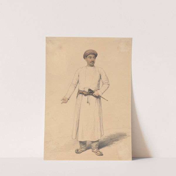 Portrait of an Indian Prince by Henry Edridge
