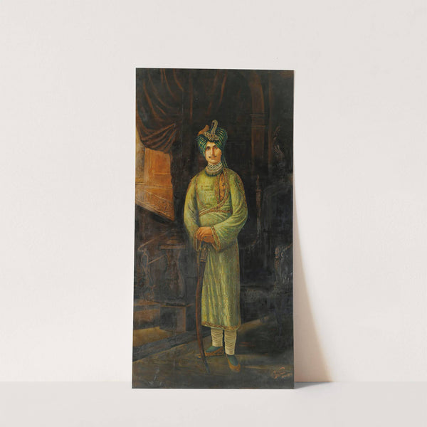 Portrait of an indian prince by G. Vernon