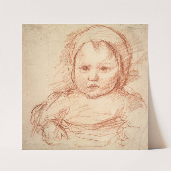 Portrait of an Infant (1800s-1900s) by Henri Cros