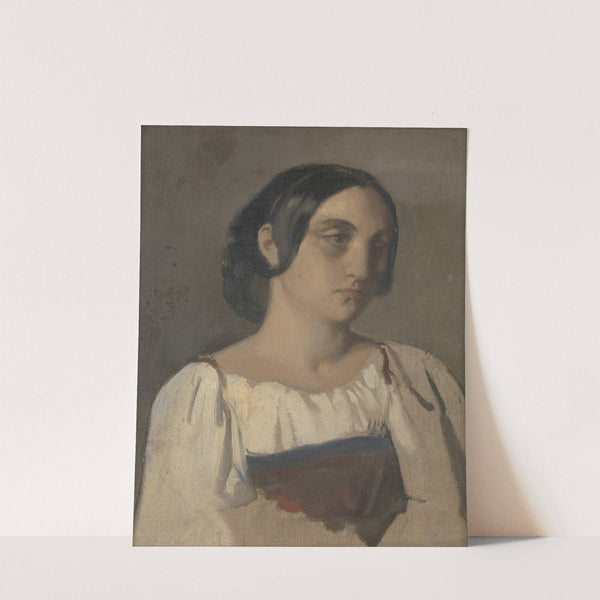 Portrait of an Italian woman by Théodore Chassériau