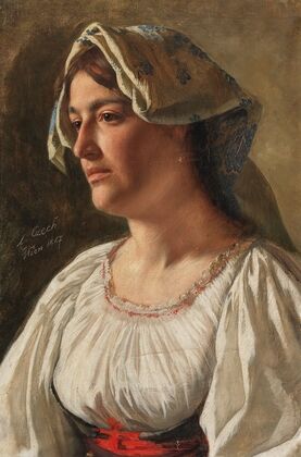 Portrait Of An Italian Woman