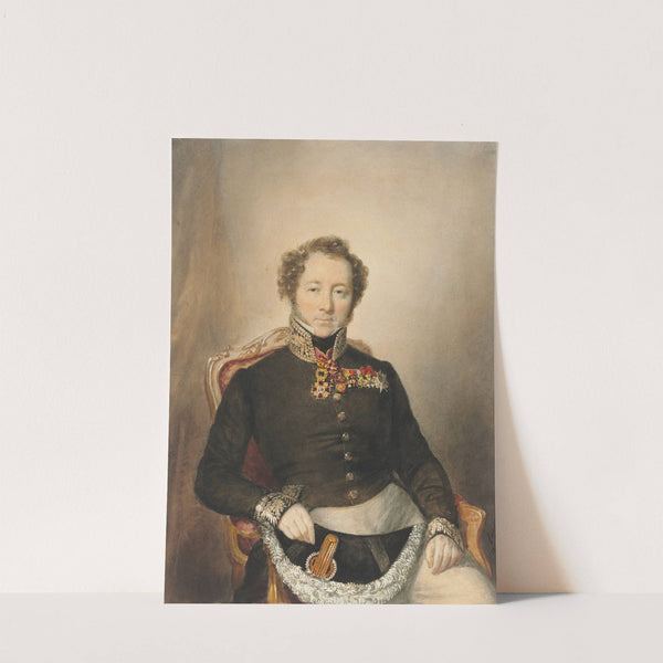 Portrait of an officer by Adolphe Finck