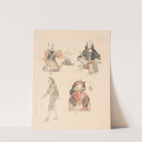 Portrait of an Officer, Michiel Adriaensz. De Ruyter, Henry of Nassau-Dillenburg and Jacqueline, Countess of Hainaut by Nicaise De Keyser