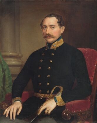 Portrait of an Officer Miklós Barabás