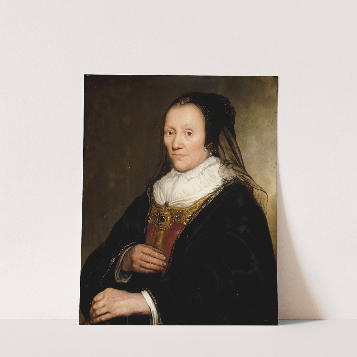 Portrait of an Old Lady (1646-1648) by Pieter Harmensz. Verelst