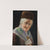 Portrait Of An Old Lady With Fur Hat by Carl Heuser